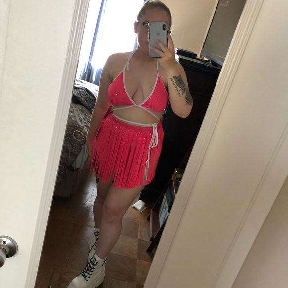 hissyfit clothing Other - Hissy fit clothing pink flamingo set